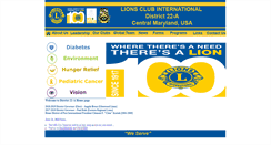 Desktop Screenshot of lions22a.org