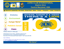 Tablet Screenshot of lions22a.org